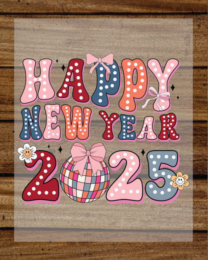 Happy New year 2025 Swiftie DTF Transfer Film