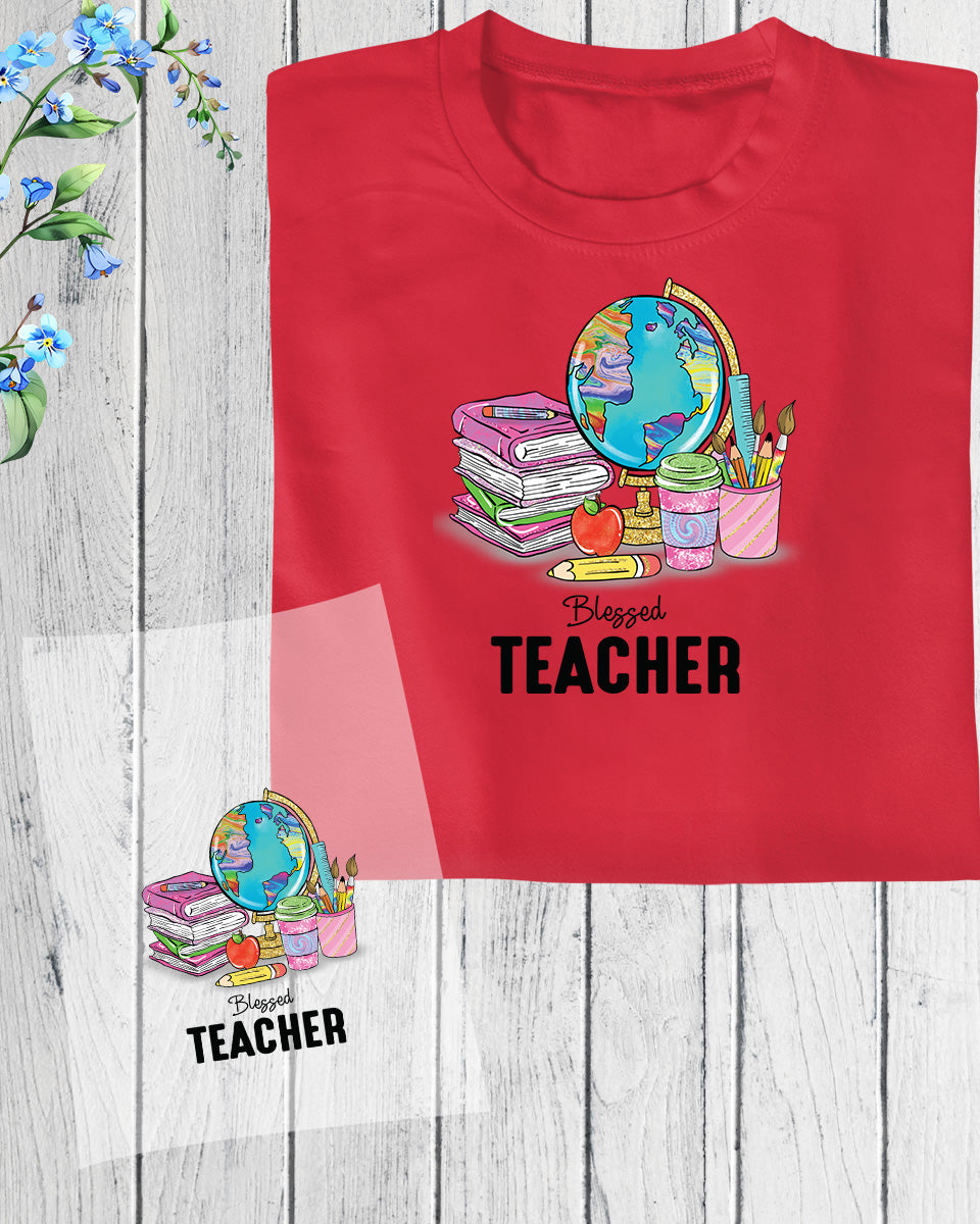 Blessed Teacher Gift from Student DTF Transfer Film