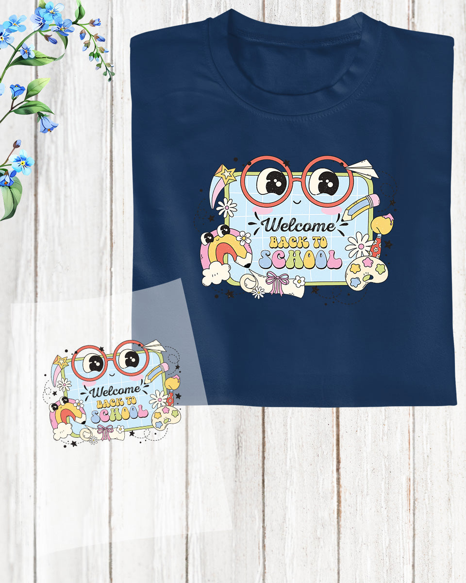 Welcome back to School Teacher Gift DTF Transfer Film