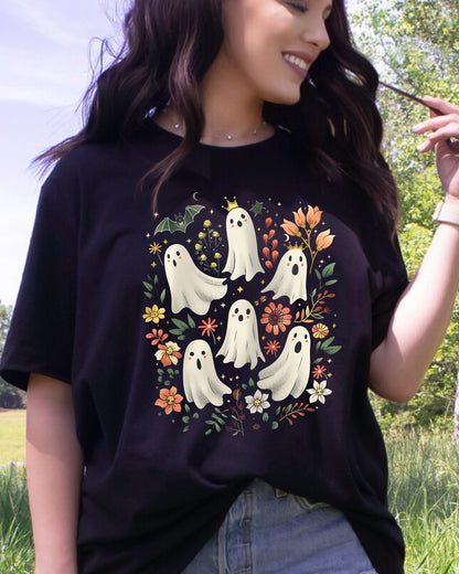 Ghost Spooky Season Pumpkin Halloween DTF Transfer