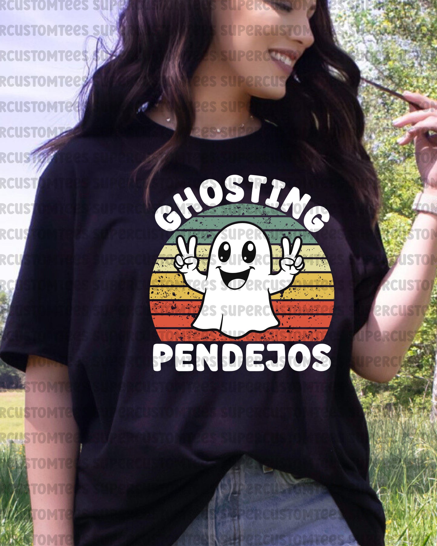 Ghosting Pendejos Heat Transfer for Shirts