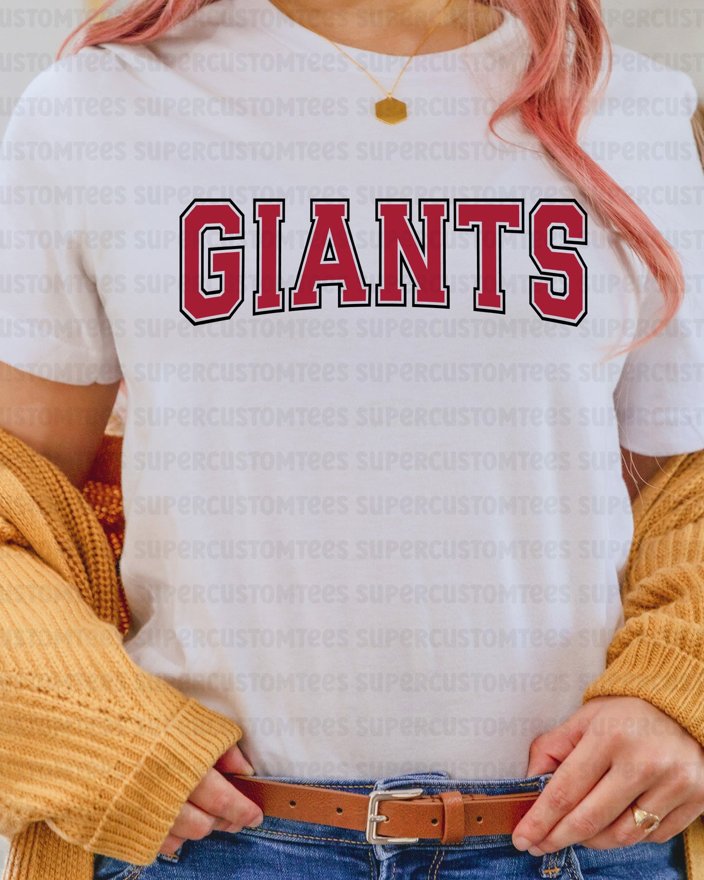 Giants DTF Transfer Ready to Press