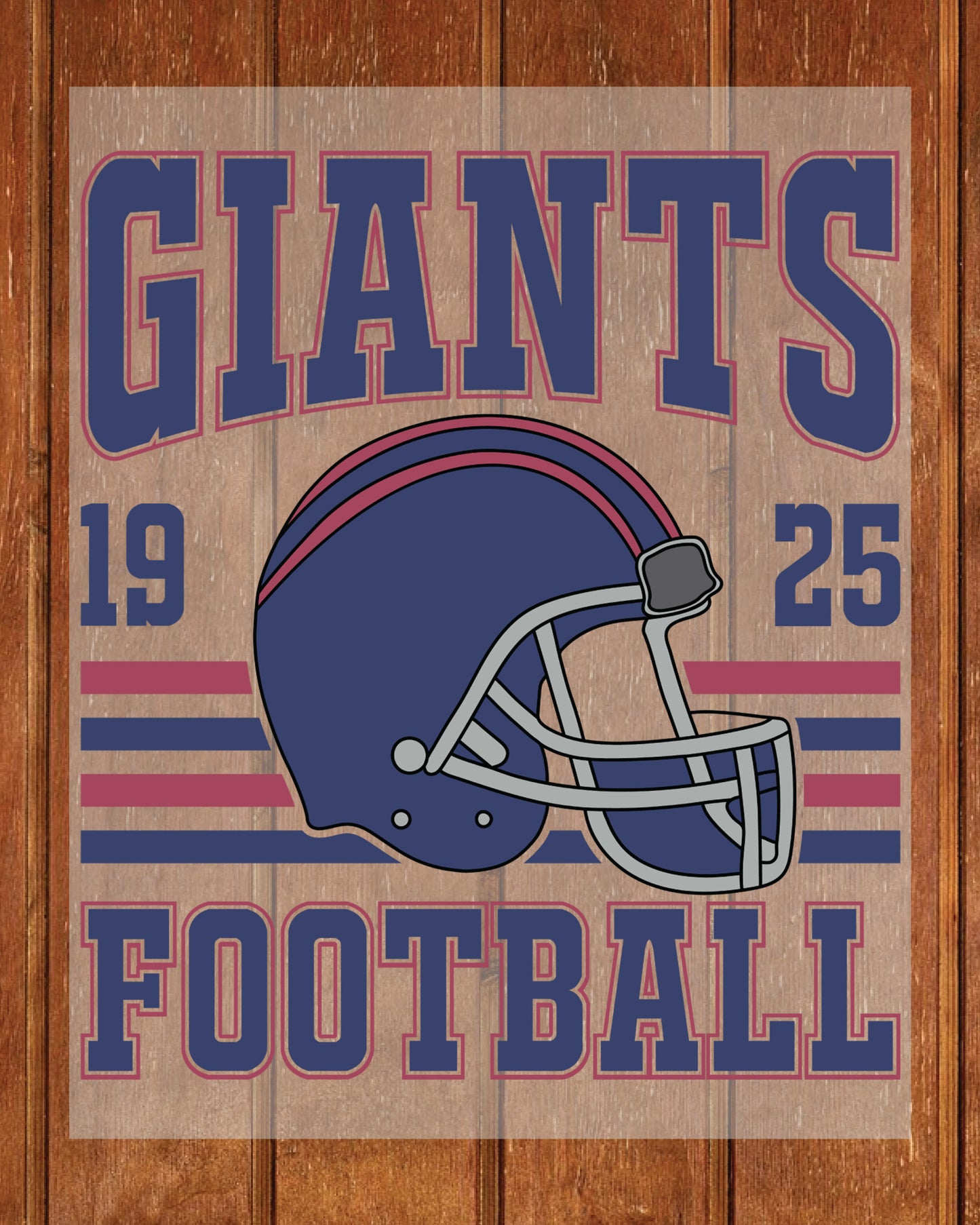 Giants Football DTF Transfer