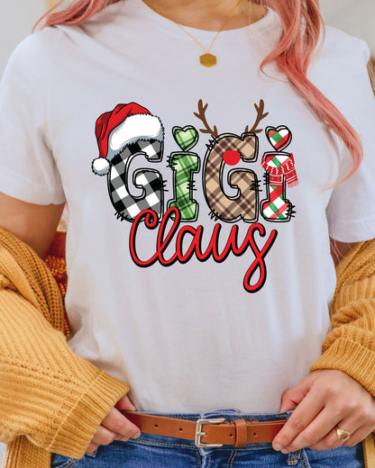 Gigi Claus Christmas DTF Transfers