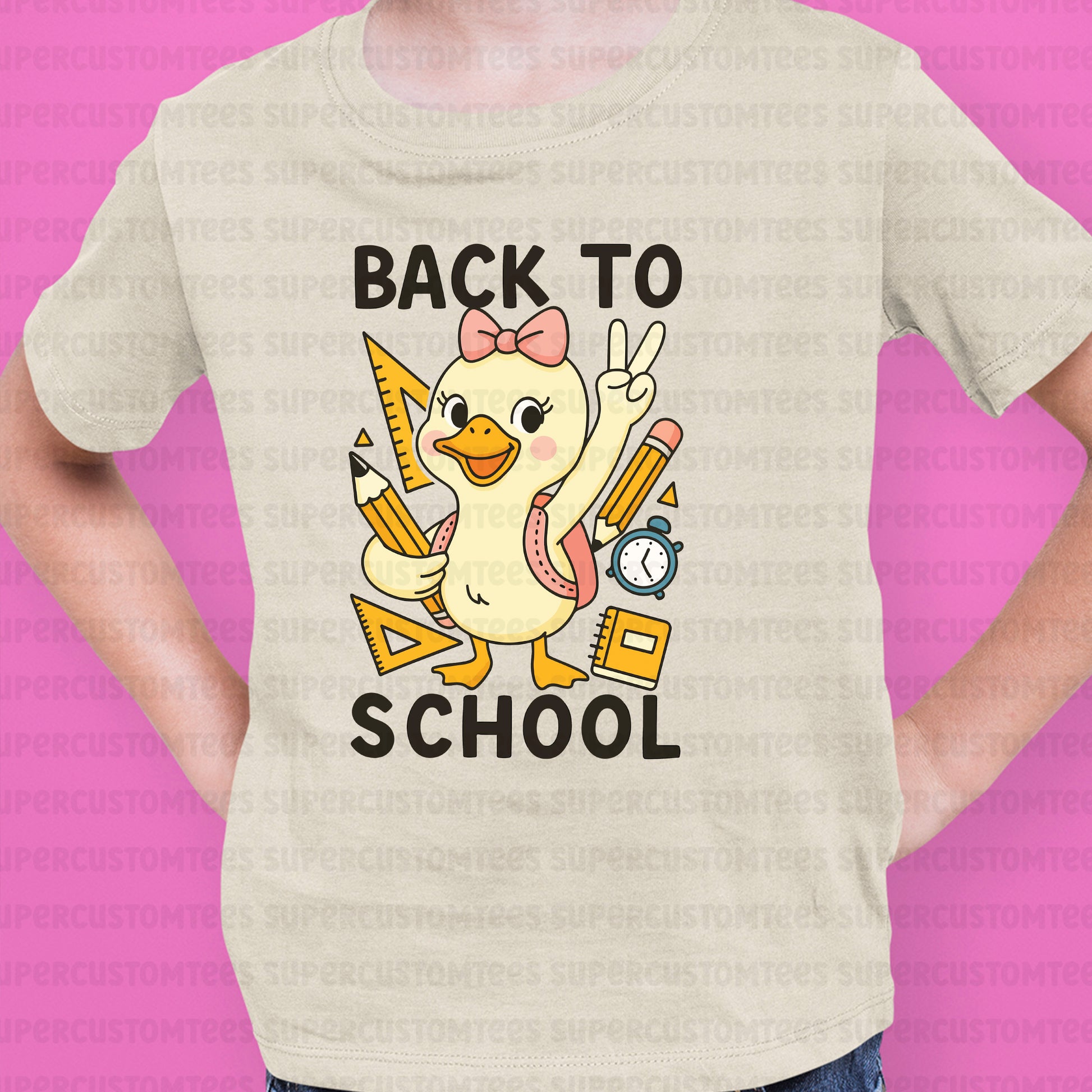 Girls Back to School DTF Transfer Ready to Press