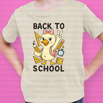 Girls Back to School DTF Transfer Ready to Press