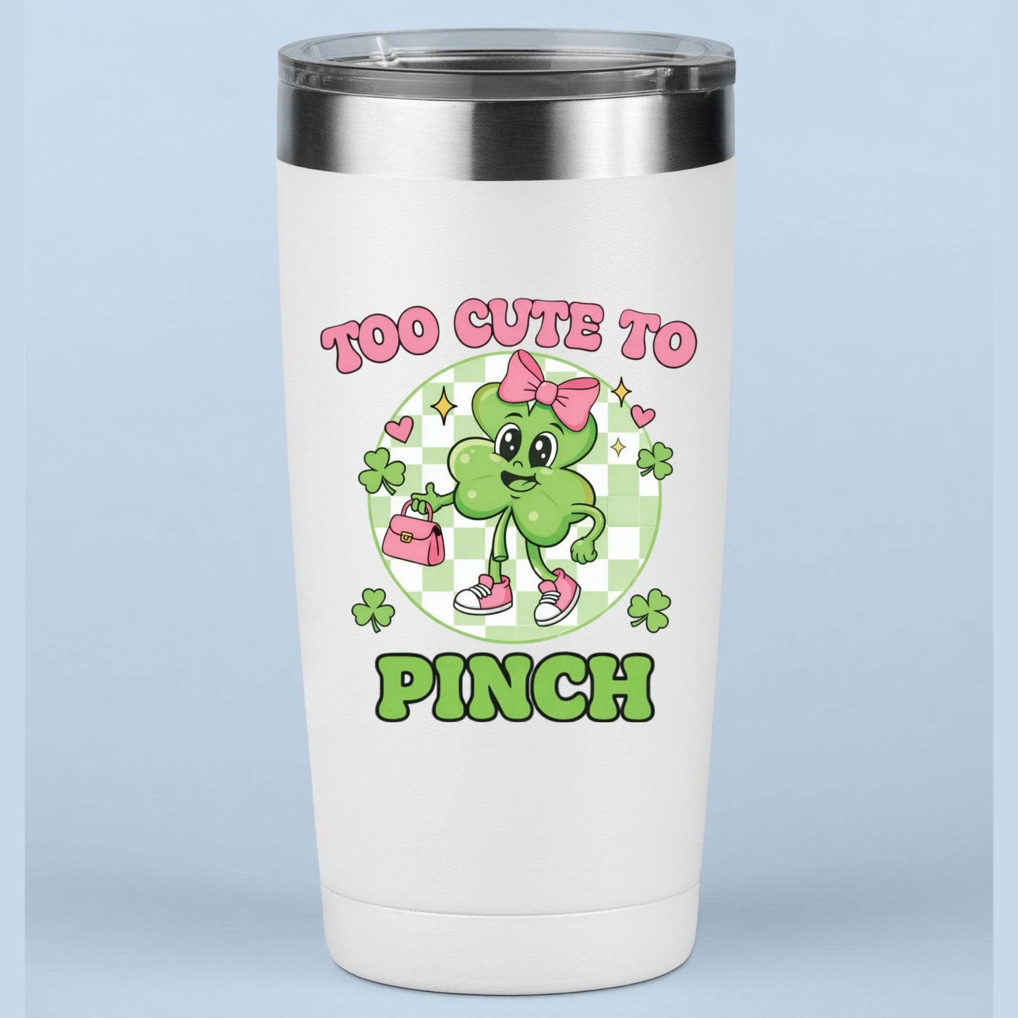 Girls St Patrick’s Day DTF Transfer ready to Press Too Cute to Pinch