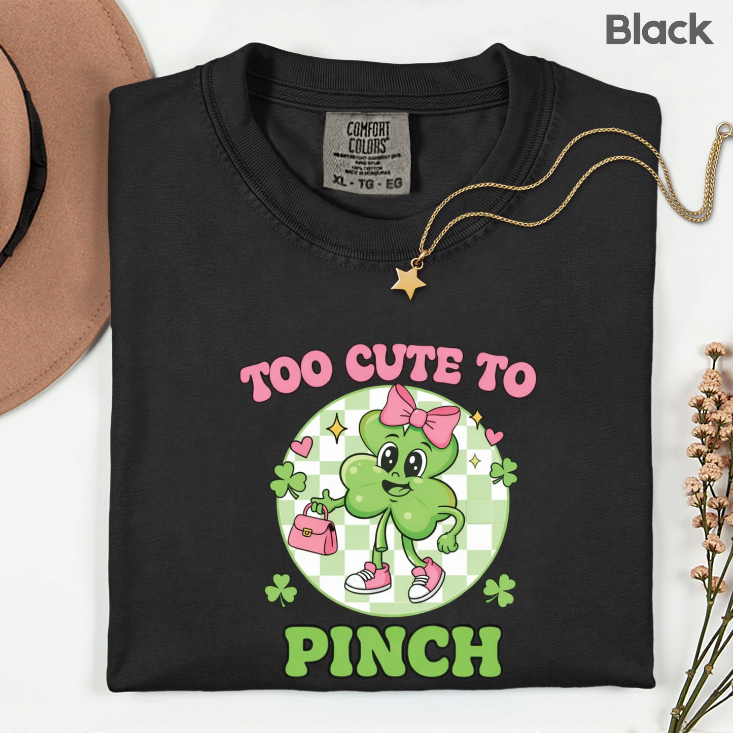 Girls St Patrick’s Day Shirts Too Cool to Pinch Shamrock Sweatshirt Saint Patrick Party Tees Irish Green Sweater For Men Women Kids