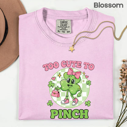 Girls St Patrick’s Day Shirts Too Cool to Pinch Shamrock Sweatshirt Saint Patrick Party Tees Irish Green Sweater For Men Women Kids