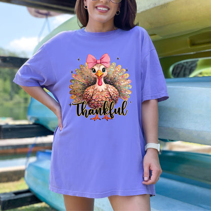 Glitter Coquette Turkey DTF Transfer Ready to Press