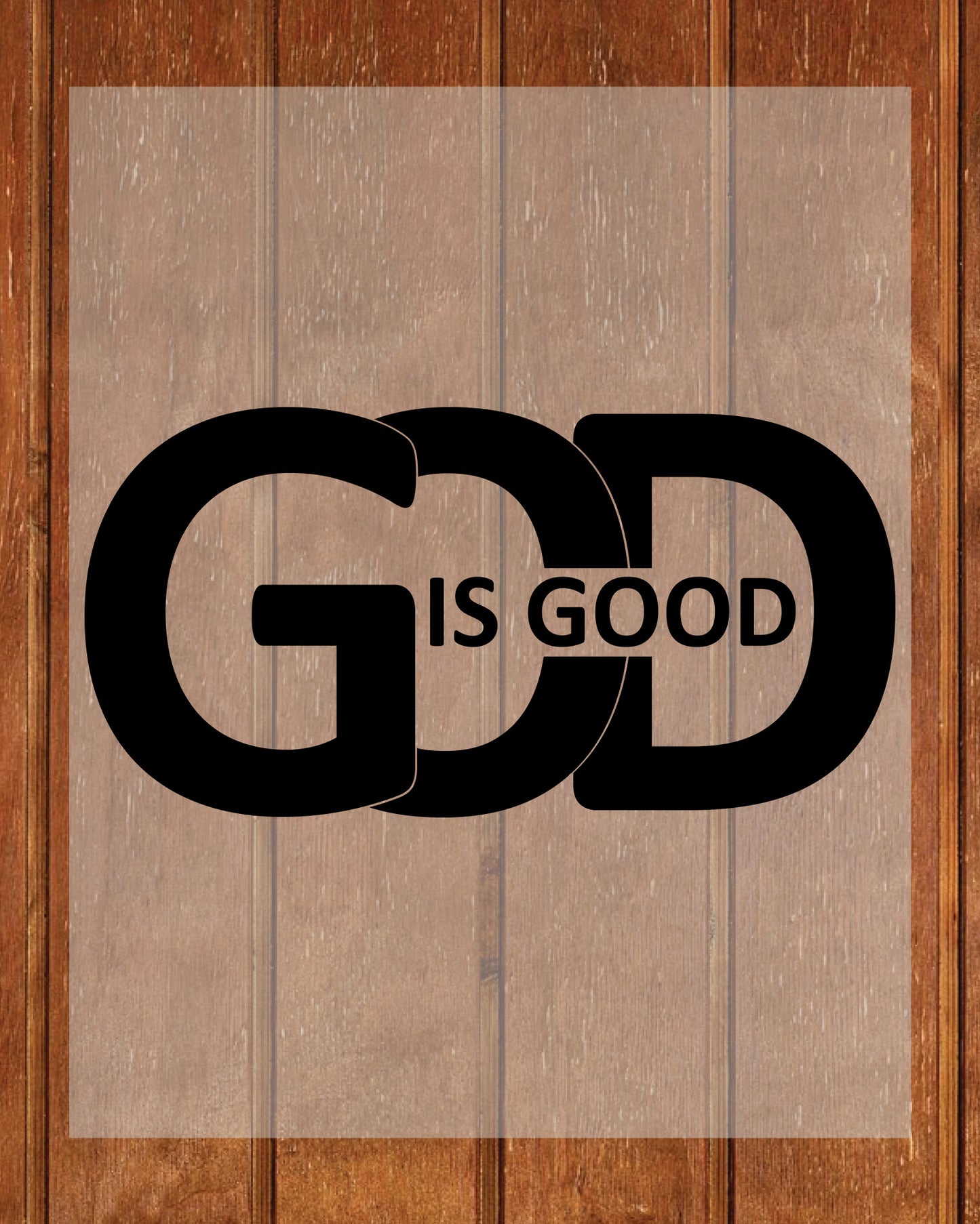 God Is Good Shirt DTF Transfer