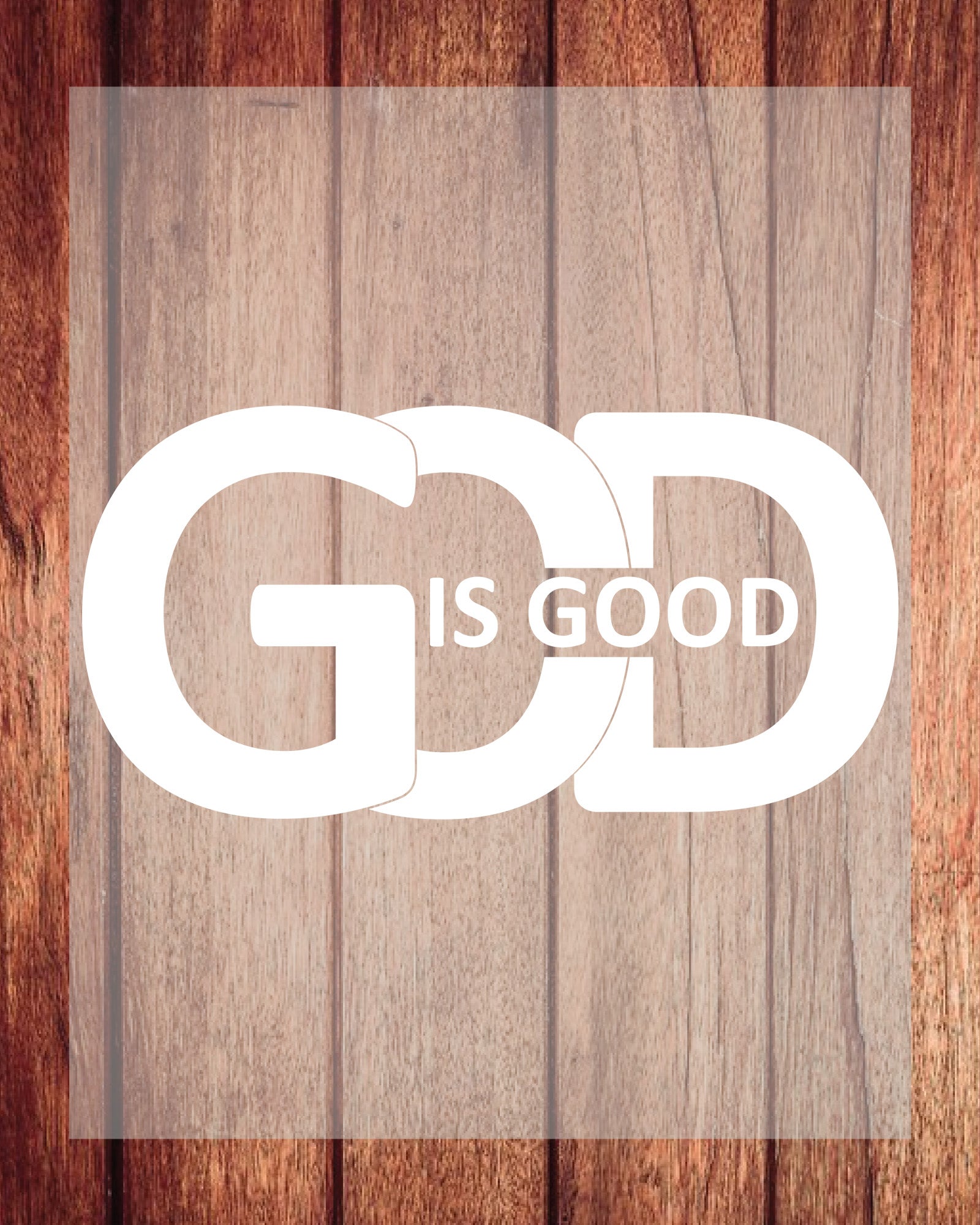 God Is Good Sweatshirt DTF Transfer