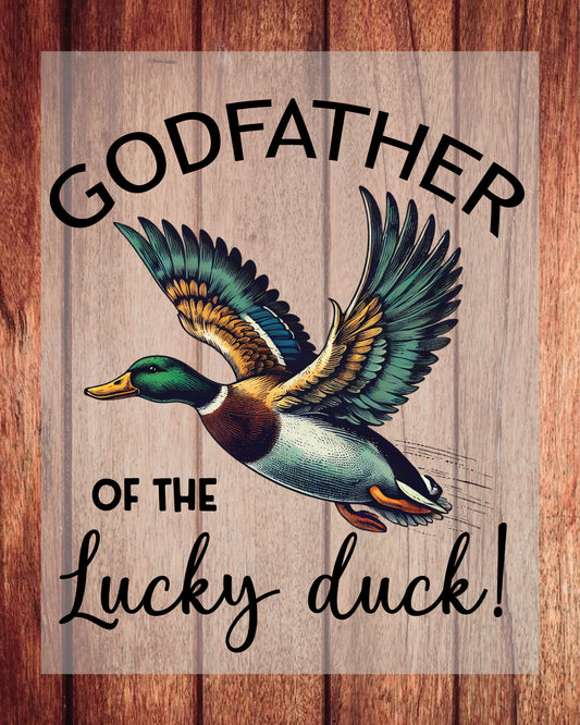 Godfather of The Lucky Duck DTF Transfer