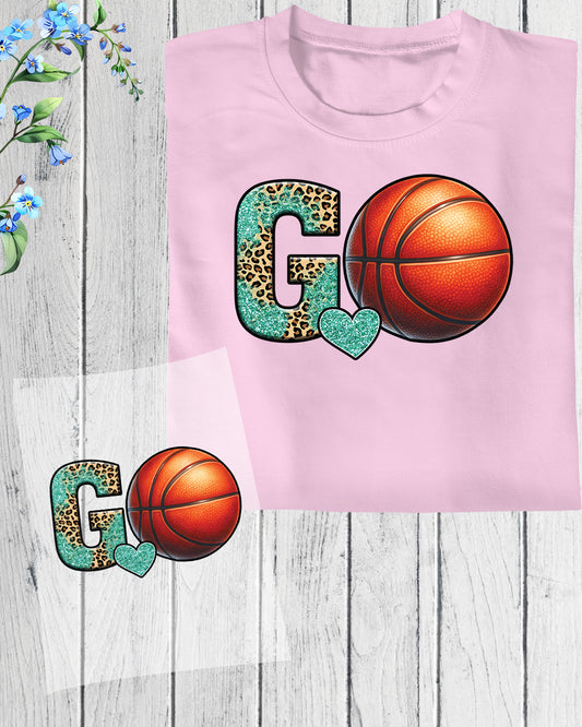 Go Basketball DTF Transfer Film