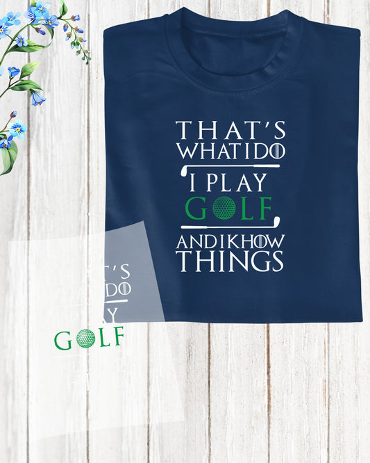 I Play Golf DTF Transfer Film