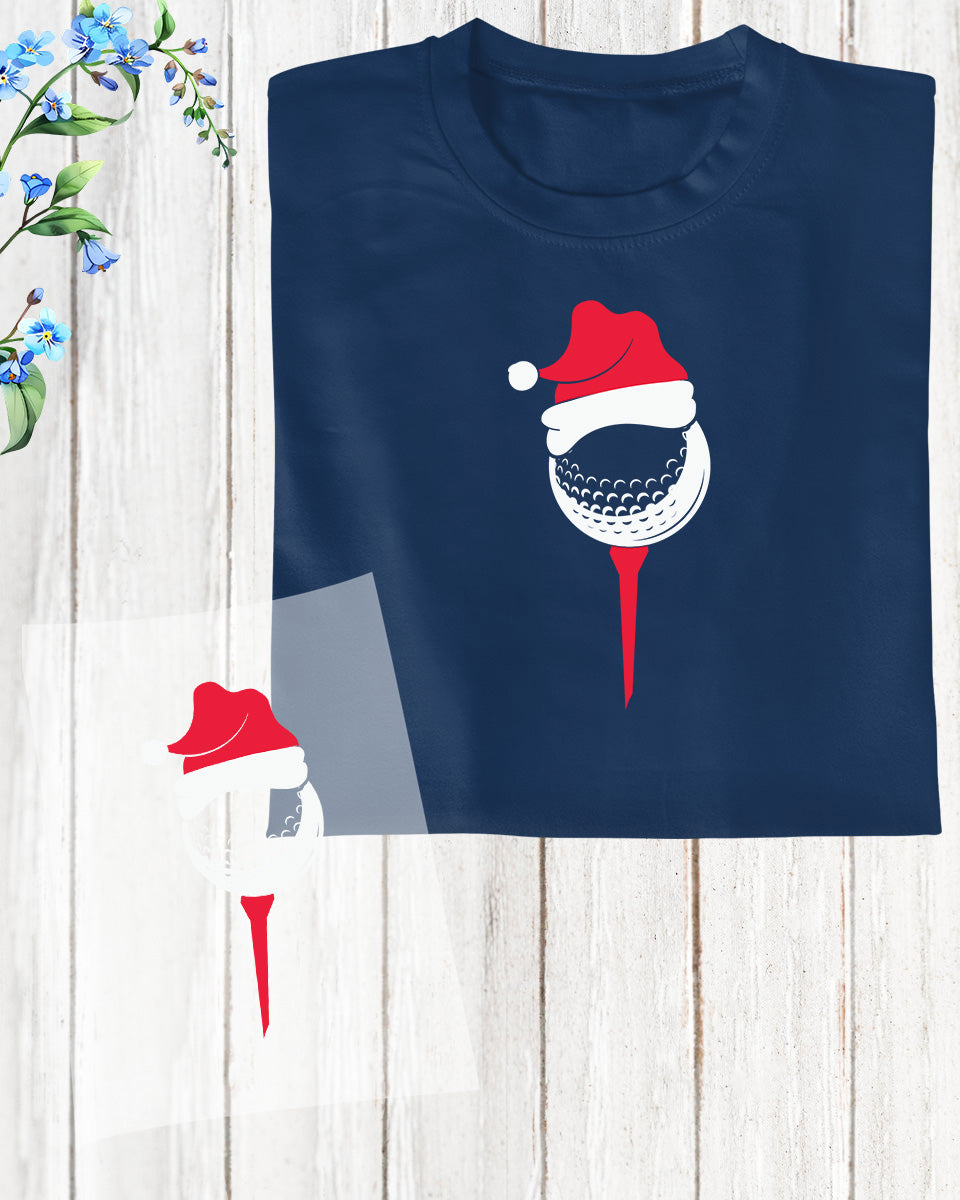 Christmas Golf Player Gift DTF Transfer Film