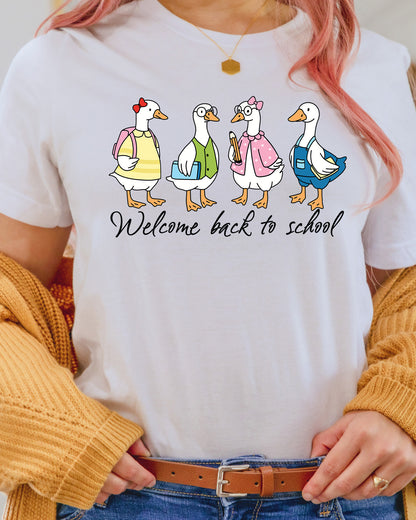 Goose Back to School Cute Goose DTF Transfer