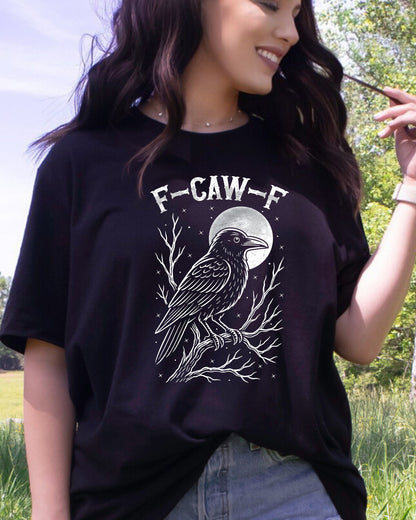 Gothic Halloween  Black Crow  DTF Transfer