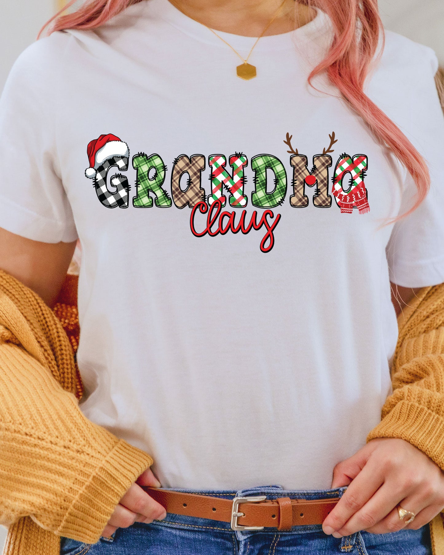 Grandma Claus Christmas DTF Transfers