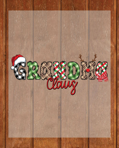 Grandma Claus Christmas DTF Transfers