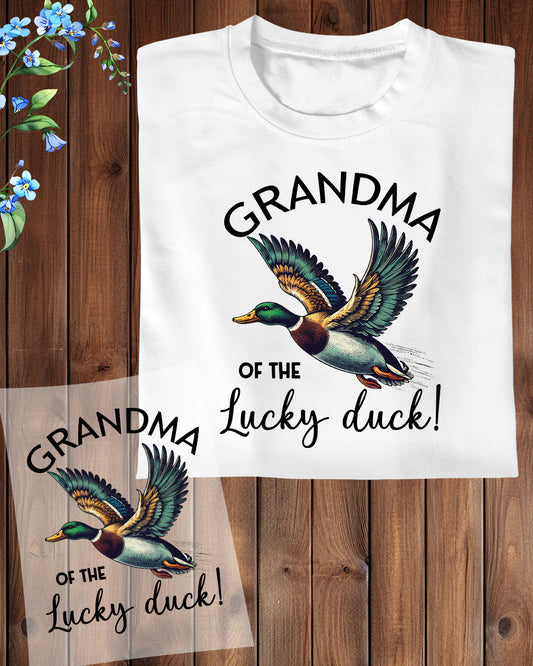 Grandma of The Lucky Duck DTF Transfer