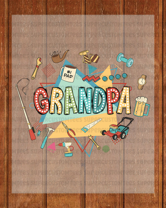 Grandpa DTF Transfer