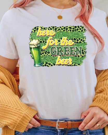 Green Bear St Patricks Heat Transfer
