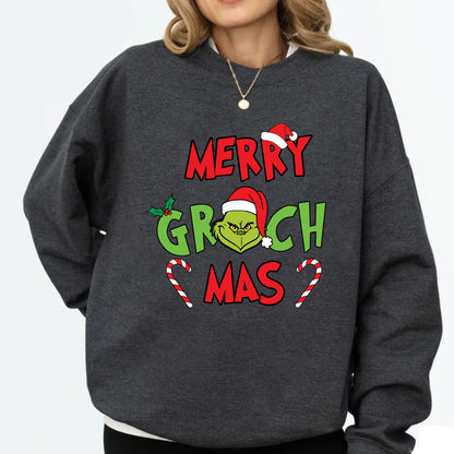 Christmas Grinchy Gang Sheet DTF Transfer Ready to Press, Family Premade Heat Transfer Designs, Religious Iron on Transfers For Shirts
