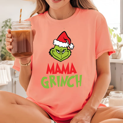 Christmas Grinchy Gang Sheet DTF Transfer Ready to Press, Family Premade Heat Transfer Designs, Religious Iron on Transfers For Shirts