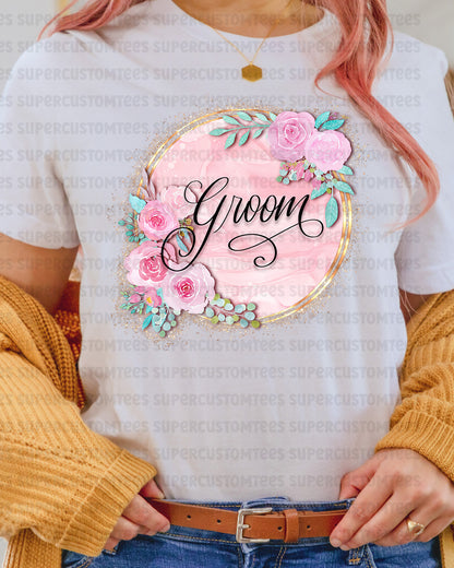 Groom Heat Transfer for Shirts