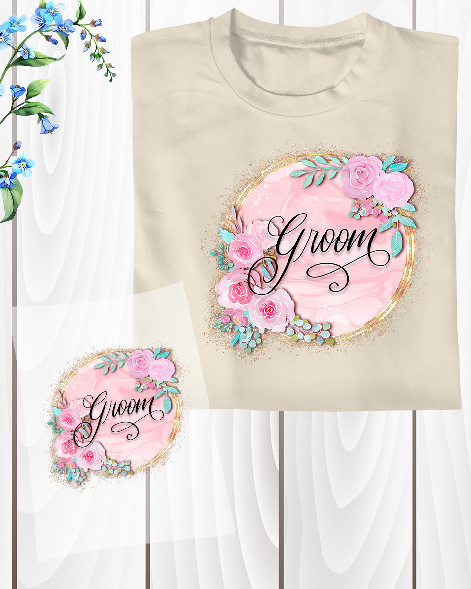 Groom Heat Transfer for Shirts