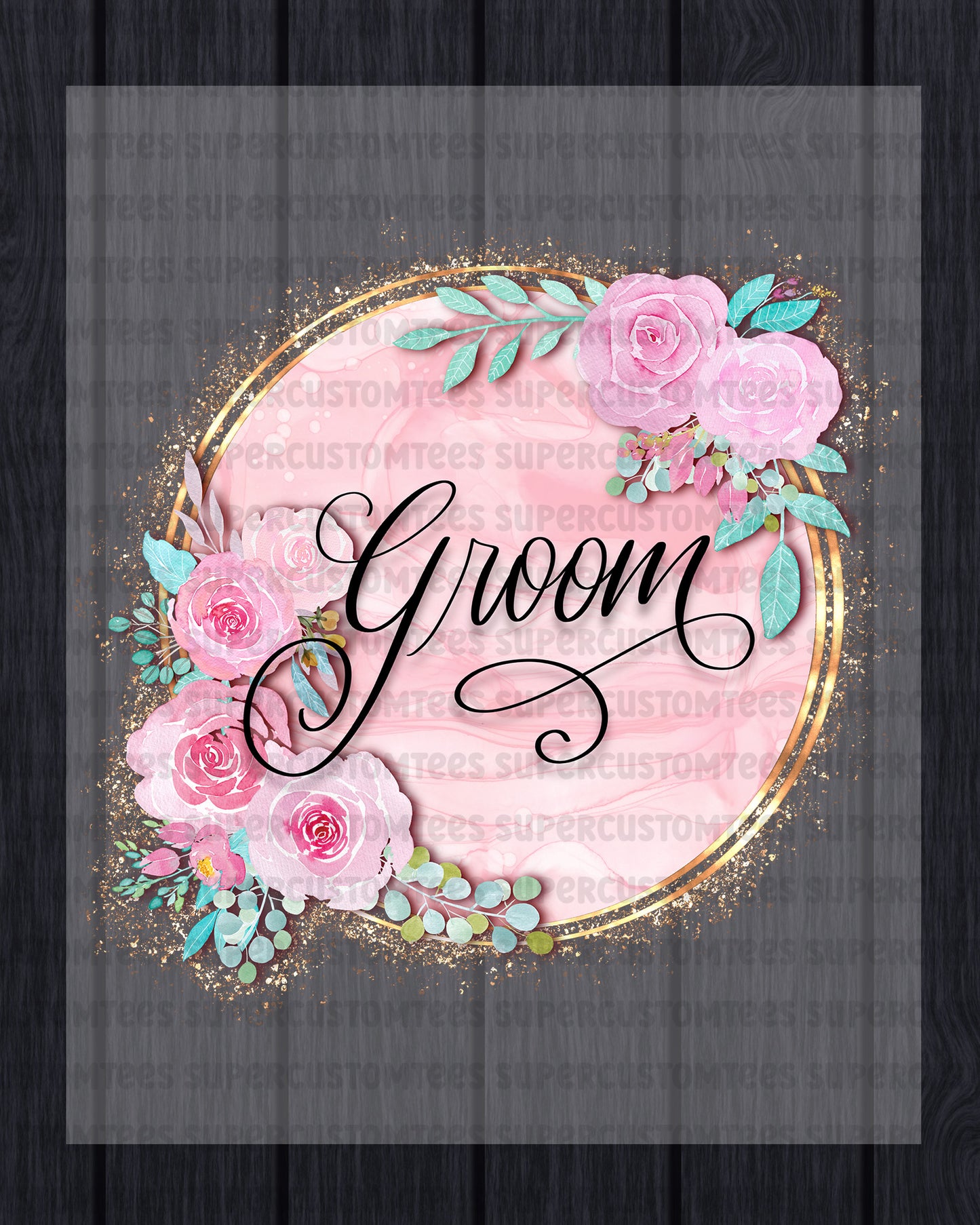 Groom Heat Transfer for Shirts