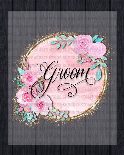 Groom Heat Transfer for Shirts