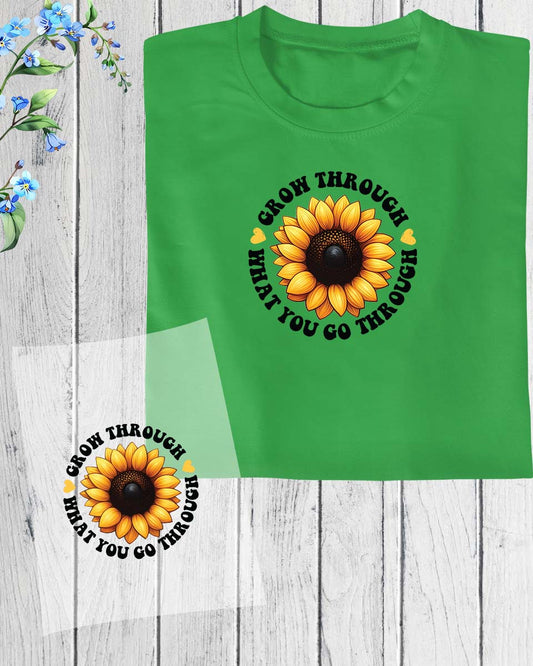 Go Through Sunflower DTF Transfer Film