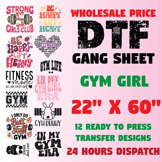 GYM Girl Gang Sheet