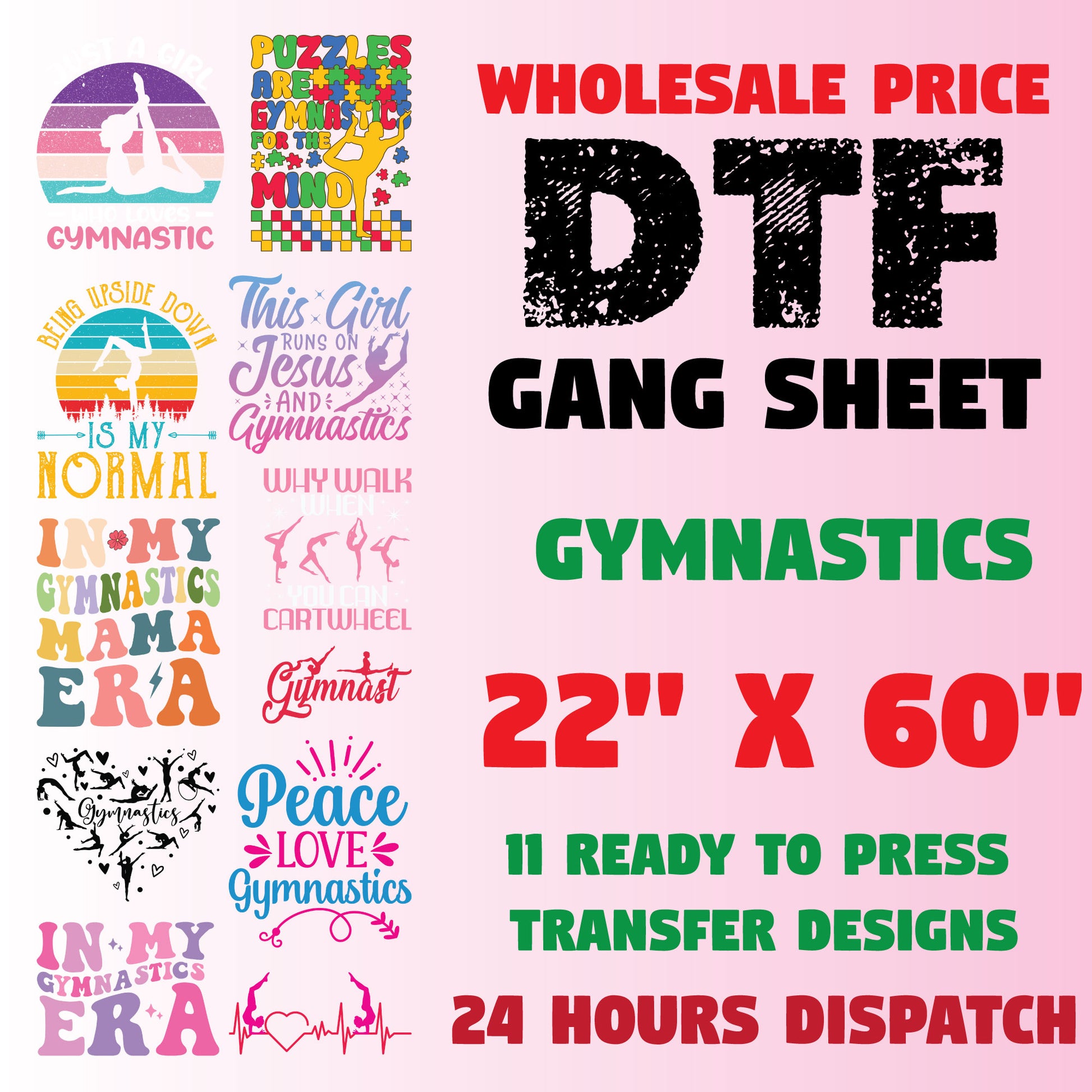 Gymnastics Gang Sheet