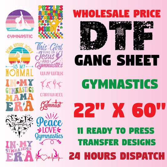 Gymnastics Gang Sheet