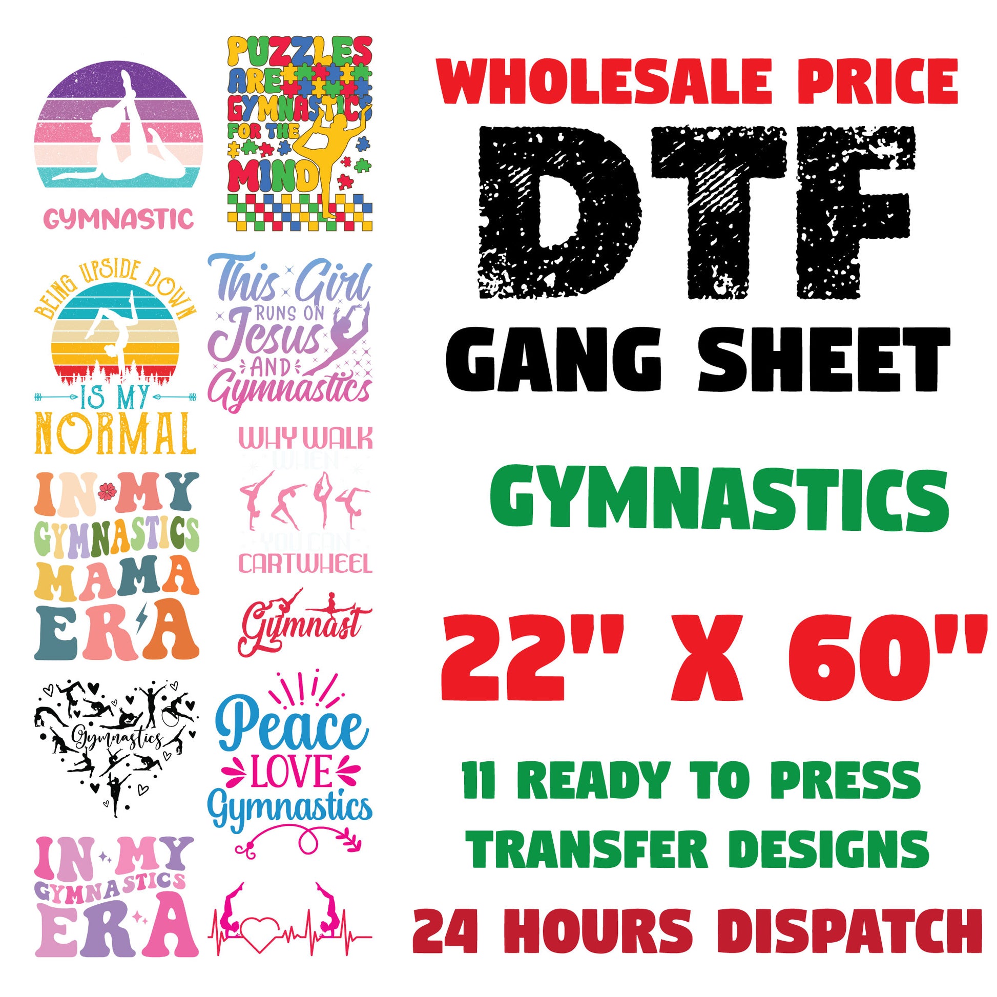 Gymnastics Gang Sheet