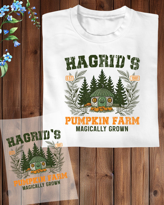 Hagrid's Pumpkin Patch Fall DTF Transfer