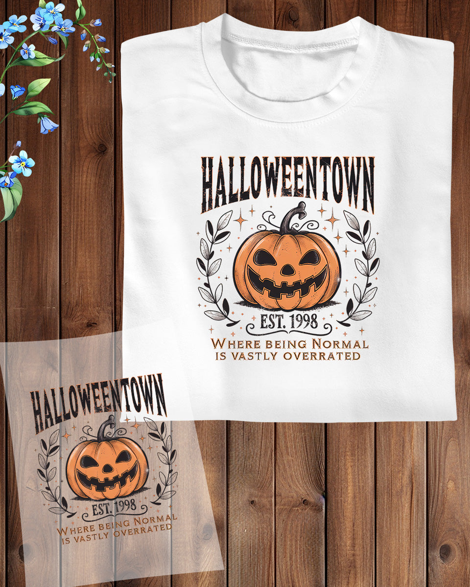 Halloweentown Pumpkin Halloween DTF Transfer Film