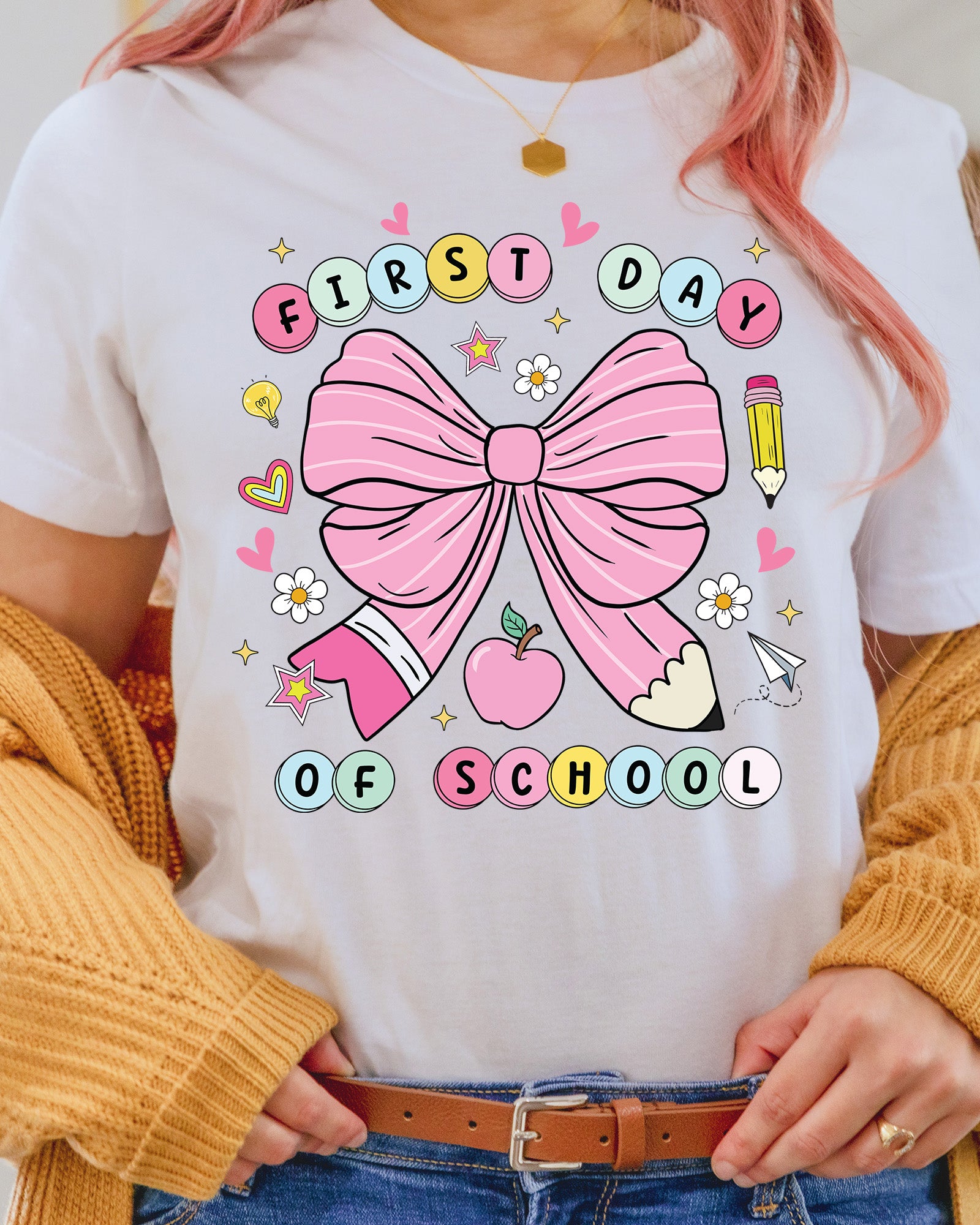 First Day of School Heat Transfer ready to Press