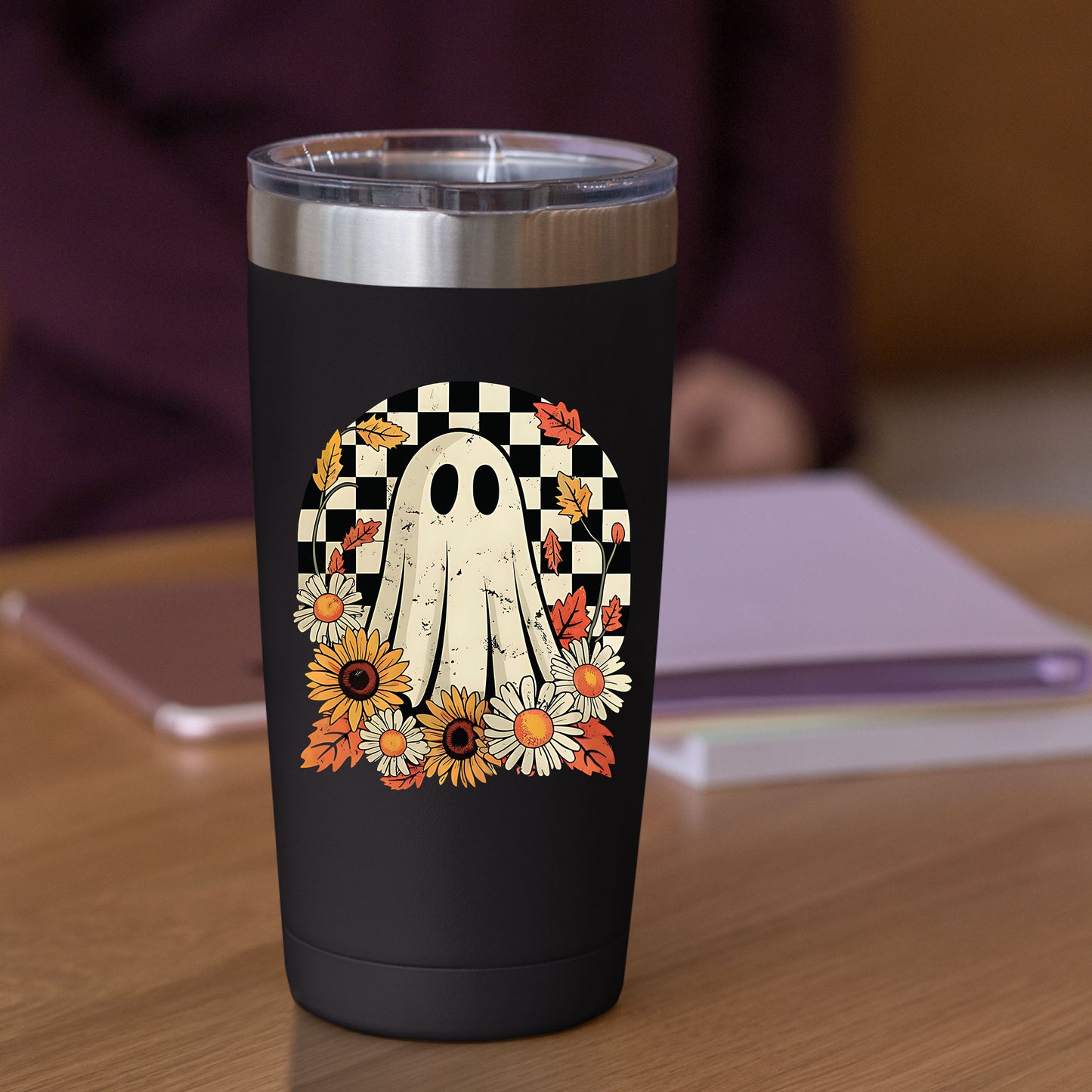 Halloween Fall Ghost Girly DTF Transfer
