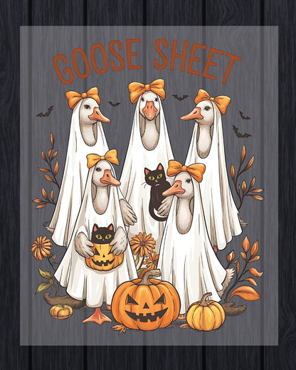 Halloween Goose Sheet DTF Transfer
