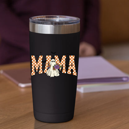 Halloween Mama Floral Ghost Retro Fall DTF Transfer