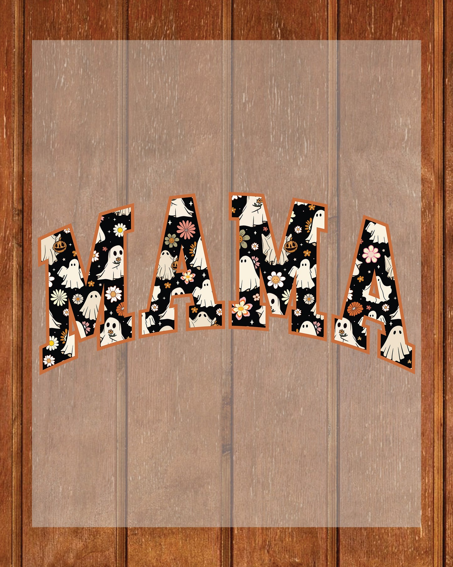 Halloween Mama Retro Fall Season DTF Transfer