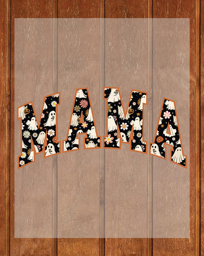 Halloween Mama Retro Fall Season DTF Transfer