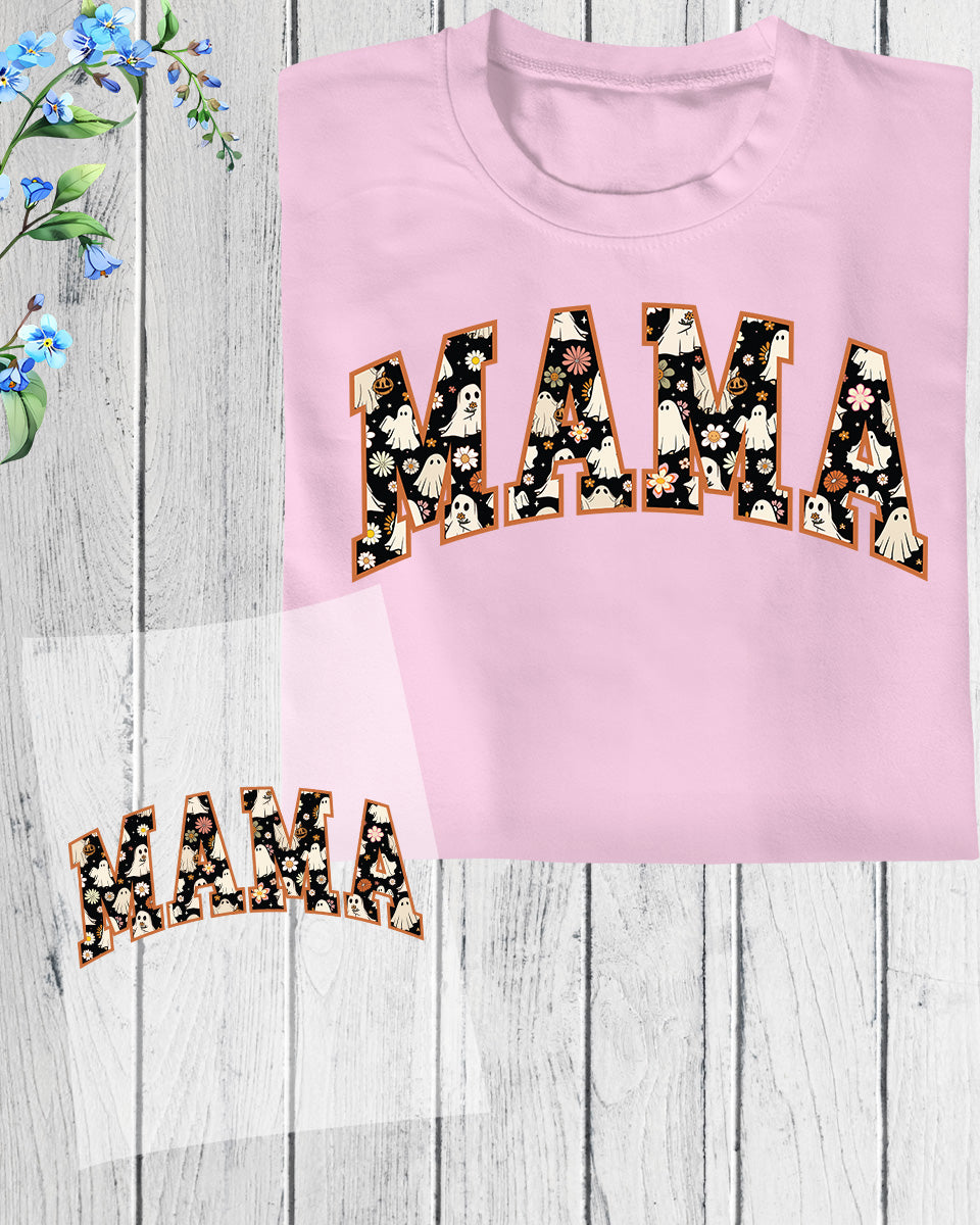 Halloween Mama Retro Fall Season DTF Transfer