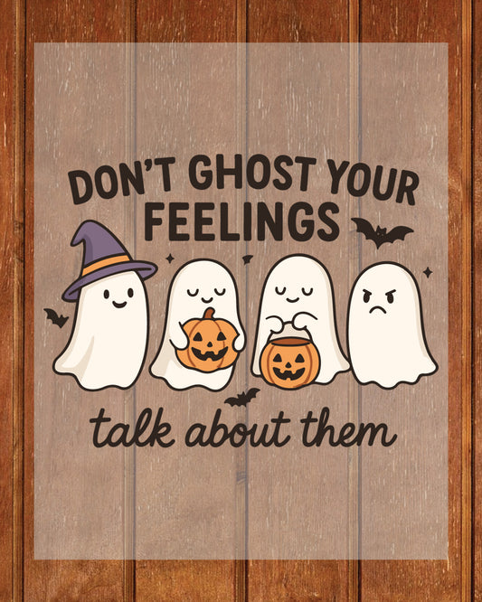 Halloween Mental Health DTF Transfer