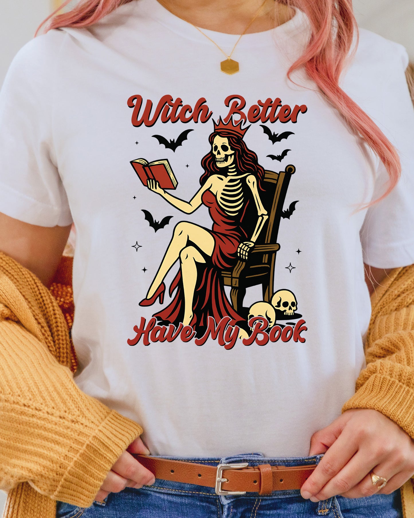 Halloween Witch Better Have My Book DTF Transfer