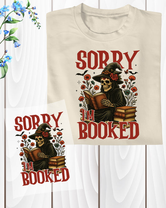 Halloween Witch Sorry I’m Booked DTF Transfer